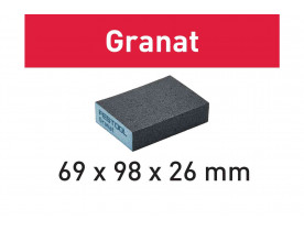 201082 Шлифовальная губка 69х98х26 мм 120 GR / 6 Granat FESTOOL (упак. 6 шт)