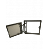 Люк невидимка ревизионный сантехнический "Нажимной "тип «Люк с 3-D регулировкой» с фронтальным открыванием под керамогранит, гранит, мрамор, плитку и мозаику.