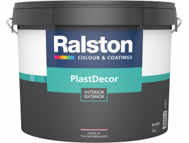 PlastDecor W/BW фарба для внутрішнього/зовнішнього застосування, 2.5л, 10л