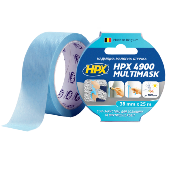 Малярная лента повышенной прочности HPX 4900 Multimask 