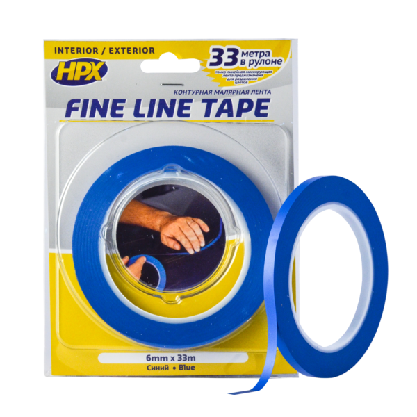 Малярная маскировочная лента FINE LINE для сложных контуров FL0633