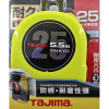 Рулетка строительная TAJIMA SUPER 2555, нержавеющая лента, влагостойкая с держателем на пояс 25мм*5,5м (1001-2530)