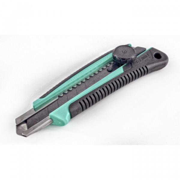 Нож строительный сегментный TAJIMA LC561B, 18 мм, винтовой фиксатор, GRI 561 (К)