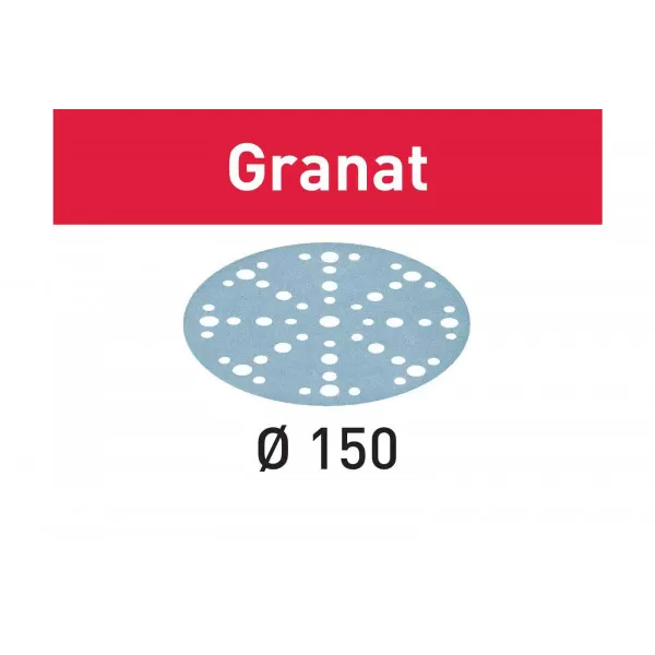 575164 Шлифовальные круги STF Ø 150 мм / 48 P120 GR / 100 Granat FESTOOL (упак. 100 шт)