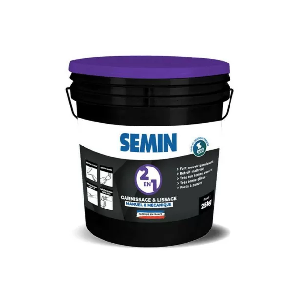 AIRLESS 2 en 1 Полимерная шпаклевка для выравнивания поверхности SEMIN
