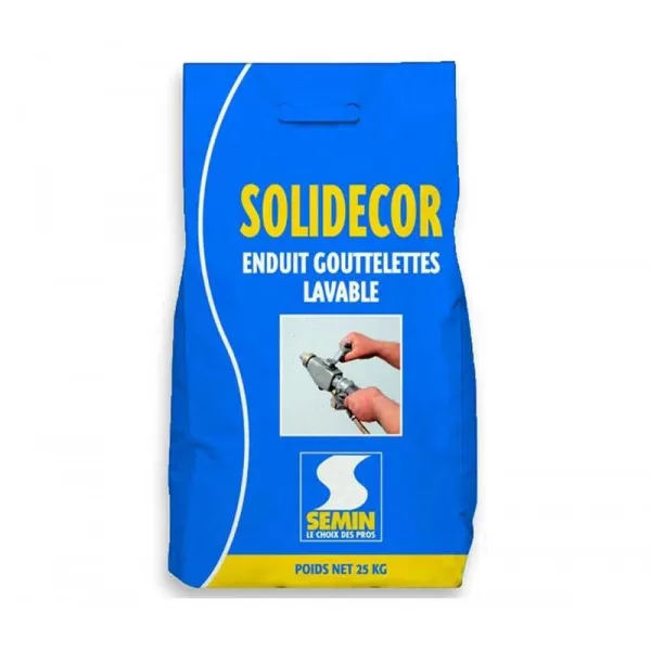 SOLIDECOR LAVABLE Декоративна шпаклівка механізованного нанесення миюча.