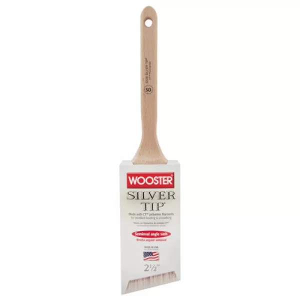 Профессиональная кисть со скошенной щетиной SILVER TIP (SOFT-мягкий ворс) 5228