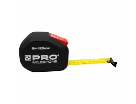 3-01-04-25-608 Рулетка метрична нейлон. покриття Мilestone 8 м