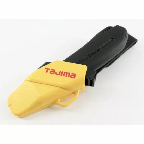 Нож строительный сегментный TAJIMA DC-L560BSFBL, с кобурой, 18 мм автоматический фиксатор (Арт. DC-L560BSFBL)